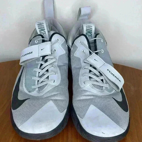 Nike Precision 4 FlyEase Gray White Black Men's Size 12.5 W - Picture 2 of 8